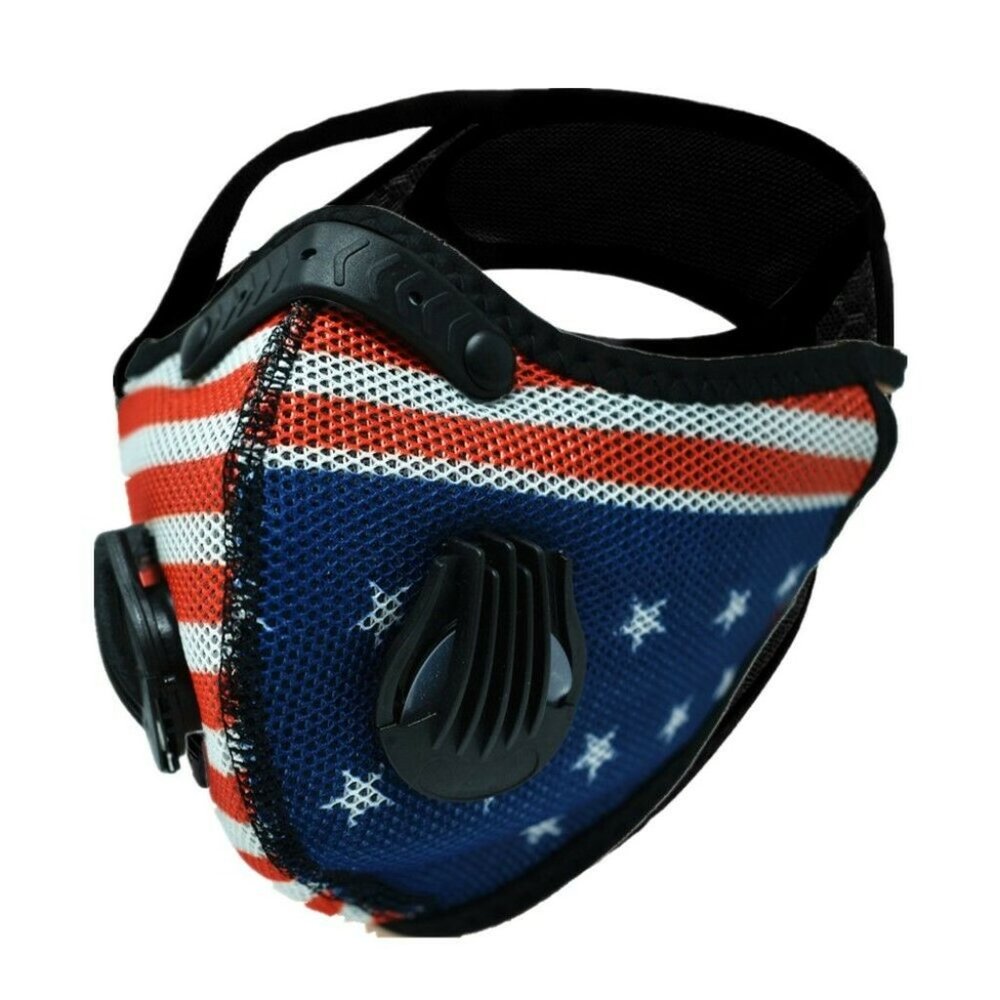 Unisex Outdoor face mask with filter and valves
